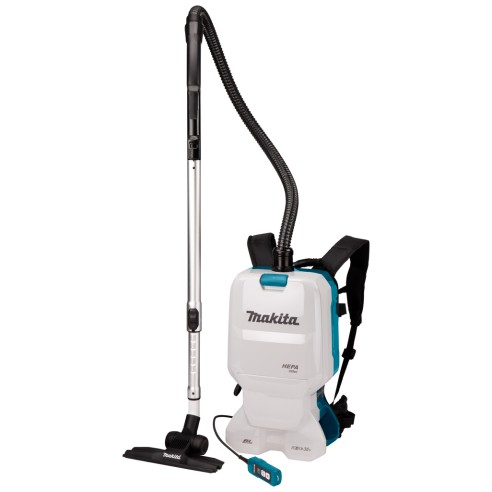 Aspirateur à dos Makita DVC660Z - 36V (18V x2) - Filtre HEPA, 6 L - Sans batterie ni chargeur