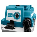 Aspirateur portable Makita DVC750LZ - 18V, réservoir 7,5L, moteur sans balais, filtre HEPA - Sans batterie ni chargeur