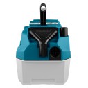 Aspirateur portable Makita DVC750LZ - 18V, réservoir 7,5L, moteur sans balais, filtre HEPA - Sans batterie ni chargeur