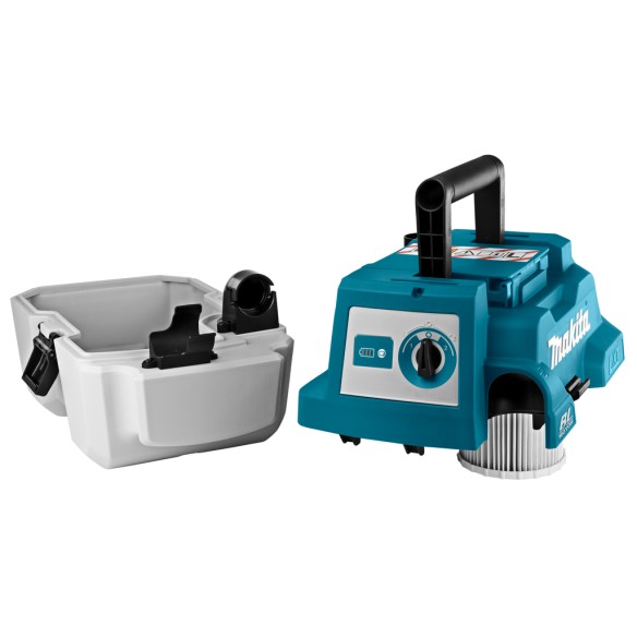 Aspirateur portable Makita DVC750LZ - 18V, réservoir 7,5L, moteur sans balais, filtre HEPA - Sans batterie ni chargeur