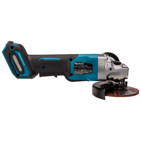 Mini meuleuse Makita GA013GZ - 125 mm - 40Vmax - Moteur sans balais, 8.500 tr/min - Sans batterie ni chargeur ni Coffret