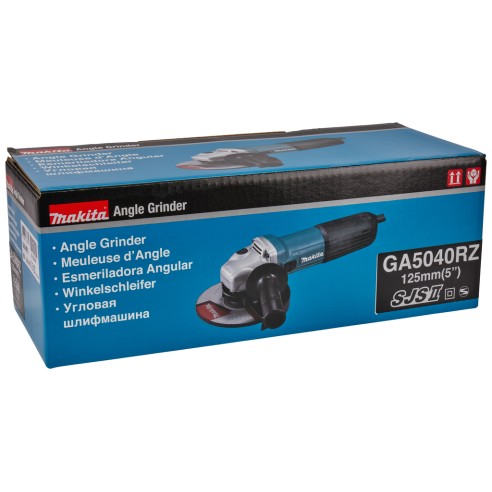 Meuleuse Makita GA5040RZ - 125 mm - 1.100 W - Anti-redémarrage et SJS II