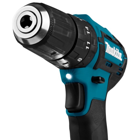Perceuse combinée Makita HP333DZ - 12V, 30 Nm, moteur sans balais, lumière LED intégrée - Sans batterie ni chargeur ni Coffret