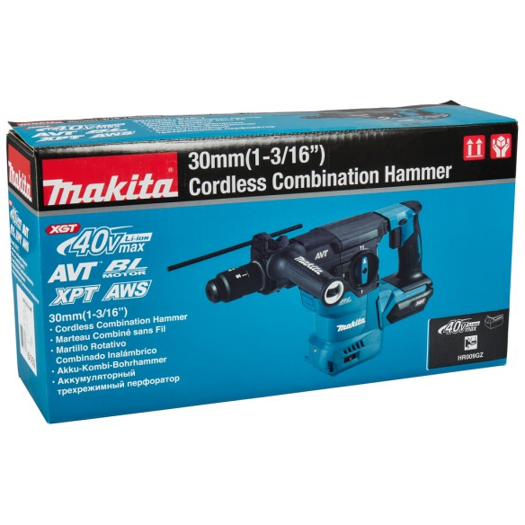 Marteau léger Makita HR009G - 40Vmax - SDS-PLUS - Antivibrations et mandrin rapide - Sans batterie ni chargeur ni Coffret