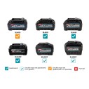 Marteau léger Makita HR010GZ SDS-PLUS 40V - 20 mm, 2,1 J, technologie XPT et AWS - Sans batterie ni chargeur ni Coffret