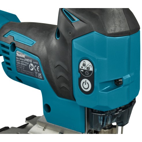 Scie sauteuse Makita JV001GZ 40Vmax - moteur sans balais, contrôle de vitesse variable - Sans batterie ni chargeur ni Coffret