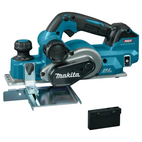 Rabot à batterie Makita KP001GZ - 40Vmax - 82 mm de large - Moteur sans balais - Sans batterie ni chargeur ni Coffret