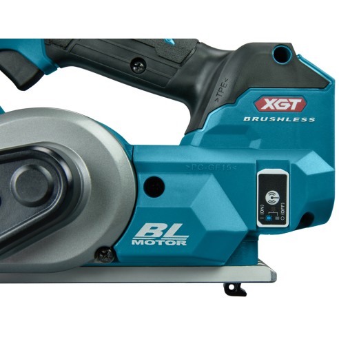 Rabot à batterie Makita KP001GZ - 40Vmax - 82 mm de large - Moteur sans balais - Sans batterie ni chargeur ni Coffret