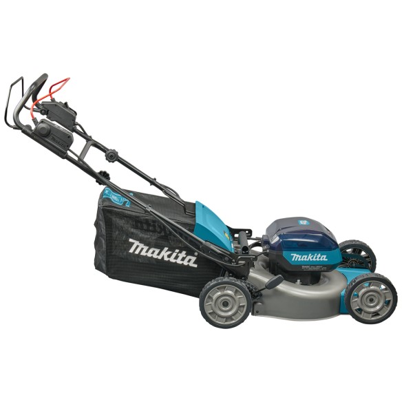 Tondeuse à gazon à batterie Makita LM001GZ - 40V - 48 cm - Moteur sans balais - Traction et faible bruit - Sans batterie ni char