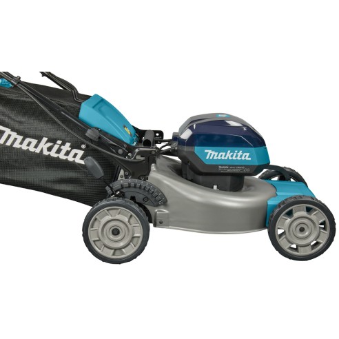 Tondeuse à gazon à batterie Makita LM001GZ - 40V - 48 cm - Moteur sans balais - Traction et faible bruit - Sans batterie ni char