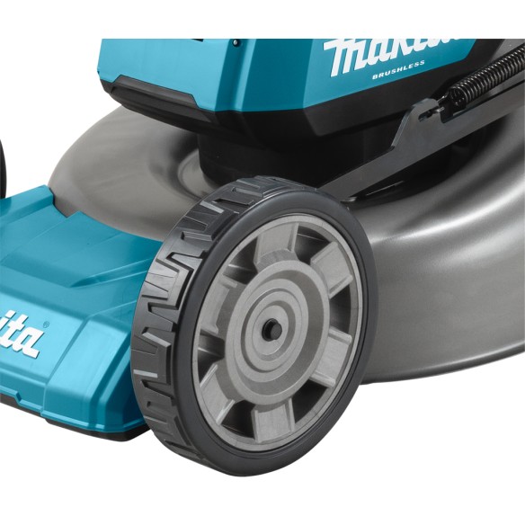 Tondeuse à gazon à batterie Makita LM001GZ - 40V - 48 cm - Moteur sans balais - Traction et faible bruit - Sans batterie ni char