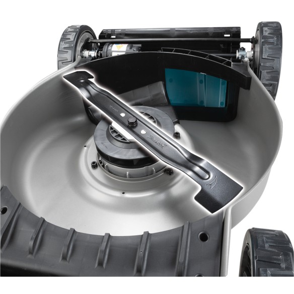 Tondeuse à gazon à batterie Makita LM001GZ - 40V - 48 cm - Moteur sans balais - Traction et faible bruit - Sans batterie ni char