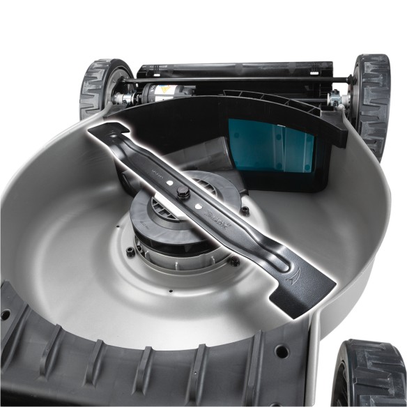 Tondeuse à gazon sans fil Makita LM002GZ - 2 x 40V max, moteur sans balais, 53 cm, 70 L - Sans batterie ni chargeur