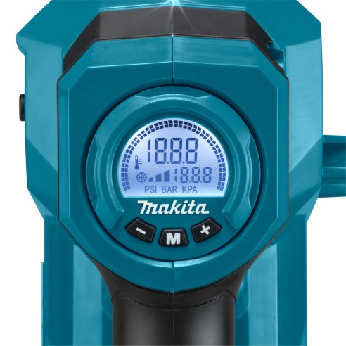 Gonfleur d'air Makita MP001GZ 40Vmax - 11,1 bar - Arrêt automatique et lumière LED - Sans batterie ni chargeur ni Coffret
