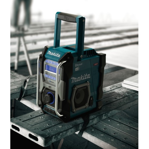 Radio de travail Makita MR004GZ - Bluetooth - DAB/DAB+ - Pour batteries XGT®, LXT®, CXT® - Sans batterie ni chargeur