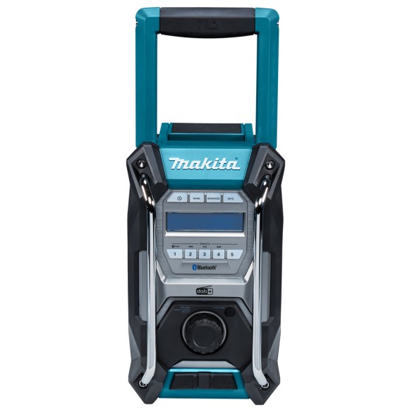 Radio de travail Makita MR004GZ - Bluetooth - DAB/DAB+ - Pour batteries XGT®, LXT®, CXT® - Sans batterie ni chargeur