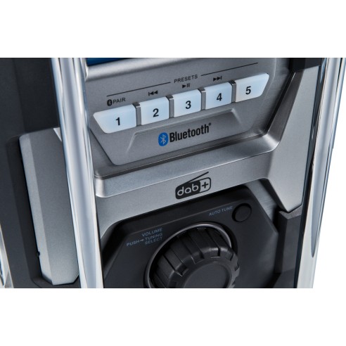 Radio de travail Makita MR004GZ - Bluetooth - DAB/DAB+ - Pour batteries XGT®, LXT®, CXT® - Sans batterie ni chargeur