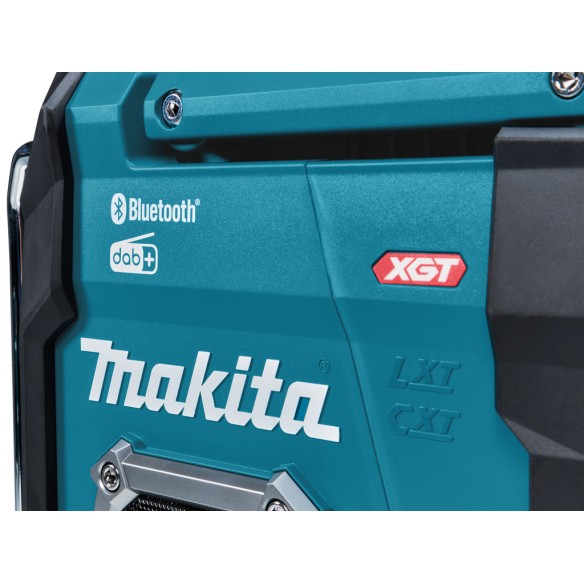 Radio de travail Makita MR004GZ - Bluetooth - DAB/DAB+ - Pour batteries XGT®, LXT®, CXT® - Sans batterie ni chargeur