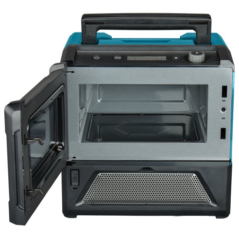 Micro-ondes à batterie Makita MW001GZ - 40Vmax - 350/500 W - design compact et léger - Sans batterie ni chargeur