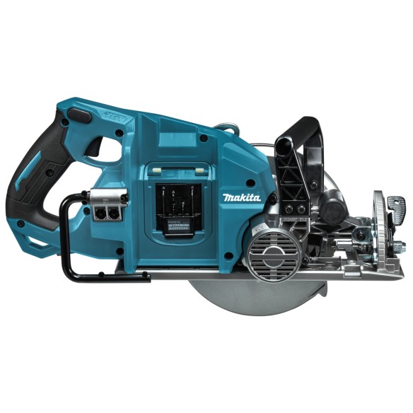 Scie circulaire Makita RS001GZ 40Vmax - 6400 rpm - Robuste et légère, idéale pour le bois - Sans batterie ni chargeur ni Coffret