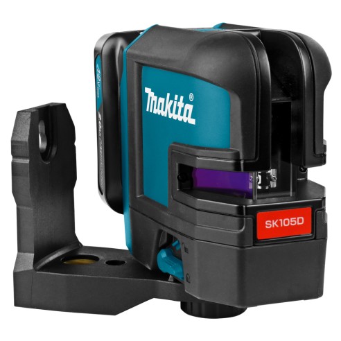 Niveau laser rouge en croix Makita SK105DZ - Batterie 12Vmax - Portée 25m - IP54 - Sans batterie ni chargeur