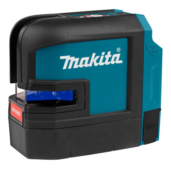 Niveau laser en croix Makita SK106DZ - 12Vmax, laser rouge, 25 m et autonomie de 40 h - Sans batterie ni chargeur ni Coffret