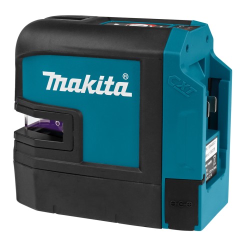 Niveau laser en croix Makita SK106DZ - 12Vmax, laser rouge, 25 m et autonomie de 40 h - Sans batterie ni chargeur ni Coffret