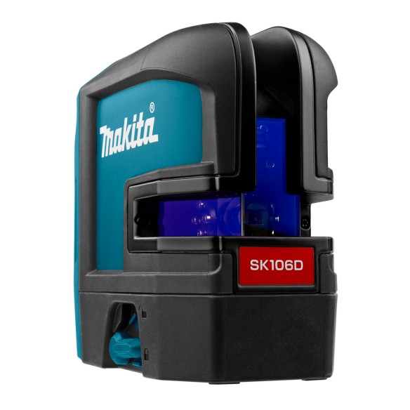 Niveau laser en croix Makita SK106DZ - 12Vmax, laser rouge, 25 m et autonomie de 40 h - Sans batterie ni chargeur ni Coffret