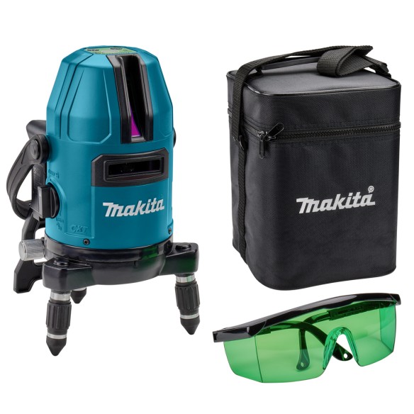 Niveau laser multirayons Makita SK10GDZ - Batterie 12V - Visibilité 10 m - IP54 - Sans batterie ni chargeur