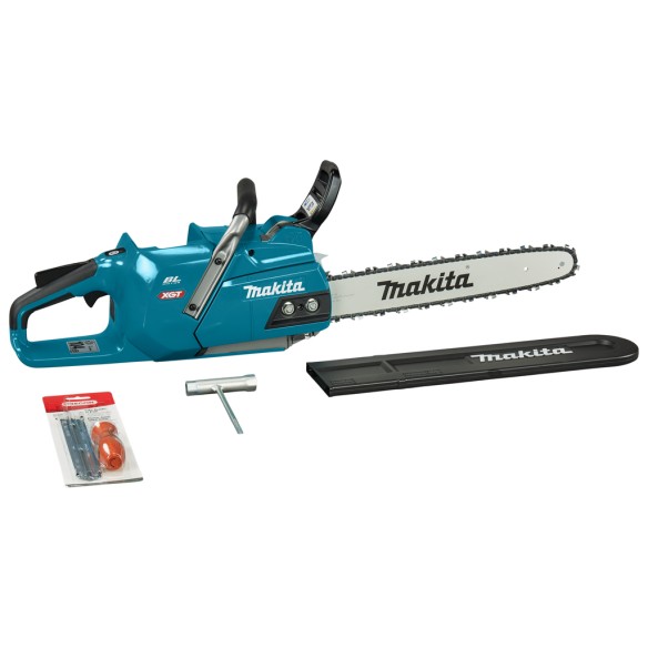 Scie à chaîne Makita UC012GZ XGT® 40Vmax - 40 cm, moteur sans balais, WetGuard IPX4 - Sans batterie ni chargeur ni Coffret