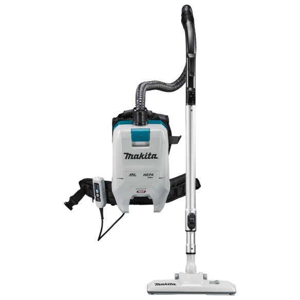 Aspirateur à dos Makita VC008GZ - 40Vmax, filtre HEPA, faible niveau de bruit - Sans batterie ni chargeur ni Coffret