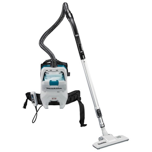 Aspirateur à dos Makita VC008GZ - 40Vmax, filtre HEPA, faible niveau de bruit - Sans batterie ni chargeur ni Coffret