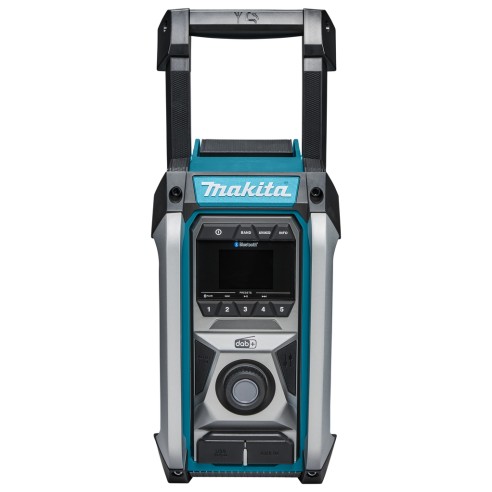 Radio de travail portable Makita MR007GZ - Bluetooth, IP65, alimentation CA et batterie - Sans batterie ni chargeur