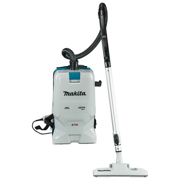 Aspirateur à dos Makita VC011GZ - 40Vmax, filtre HEPA, 4 modes d'aspiration - Sans batterie ni chargeur ni Coffret