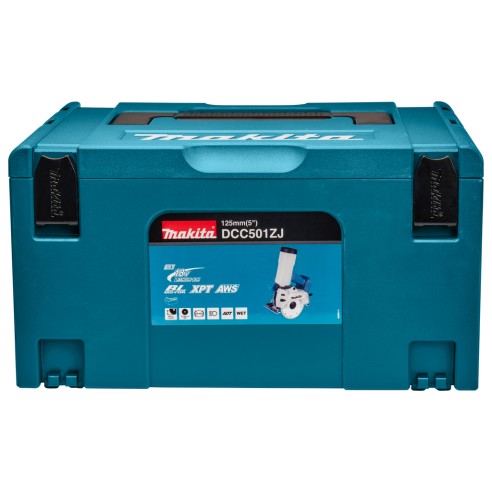 Cutter LXT® 125 mm Makita DCC501ZJ - 18V, moteur sans balais - Corps seul et Coffret Makpac (Sans batterie ni chargeur)