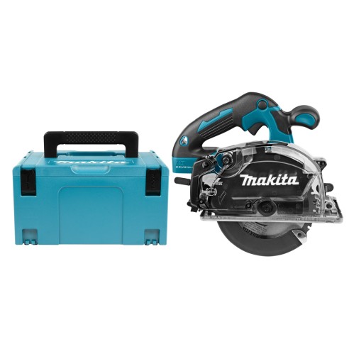 Coupeur de métal Makita DCS553ZJ - 18V - 150 mm - moteur sans balais et lumière LED - Avec Coffret Makpac - Sans batterie ni cha
