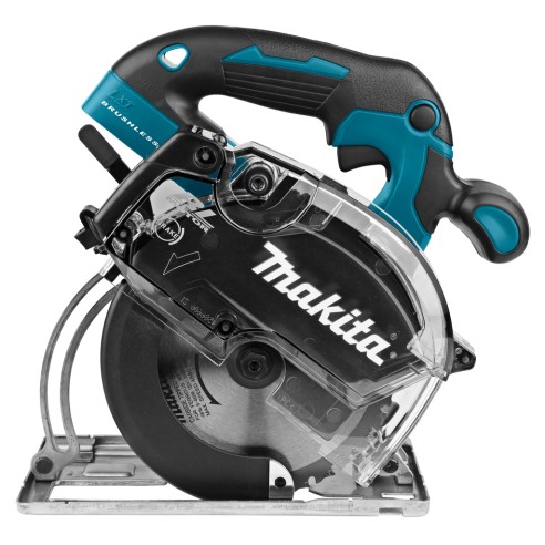 Coupeur de métal Makita DCS553ZJ - 18V - 150 mm - moteur sans balais et lumière LED - Avec Coffret Makpac - Sans batterie ni cha