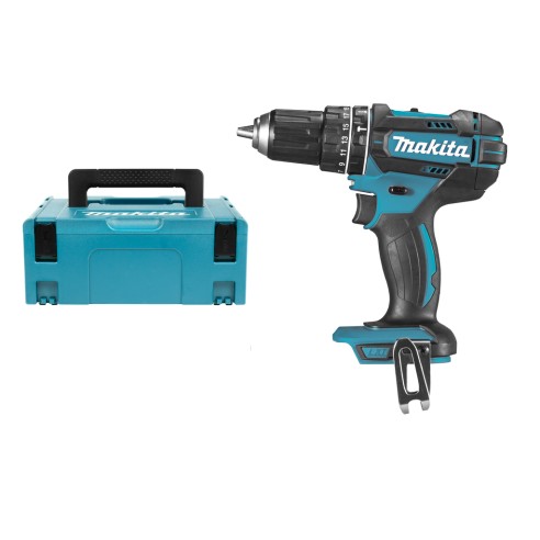 Perceuse combinée Makita DHP482ZJ - 18V, 62 Nm, lumière LED - Seulement le corps et le Coffret Makpac (Sans batterie ni chargeur