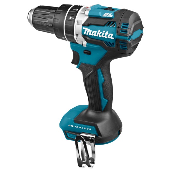 Perceuse combinée Makita DHP484ZJ 18V - Moteur sans balais - 54 Nm - Lumière LED - Avec Coffret Makpac - Sans batterie ni charge
