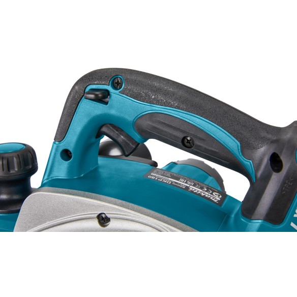 Rabot compact Makita DKP180ZJ - 18V, 82 mm, 14.000 minˉ¹ - Corps seul et Coffret Makpac (Sans batterie ni chargeur)