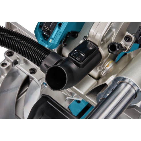 Scie à onglets sans-fil Makita DLS111ZU - 260 mm - 36V (18V x2) - moteur sans balais - Sans batterie ni chargeur ni Coffret