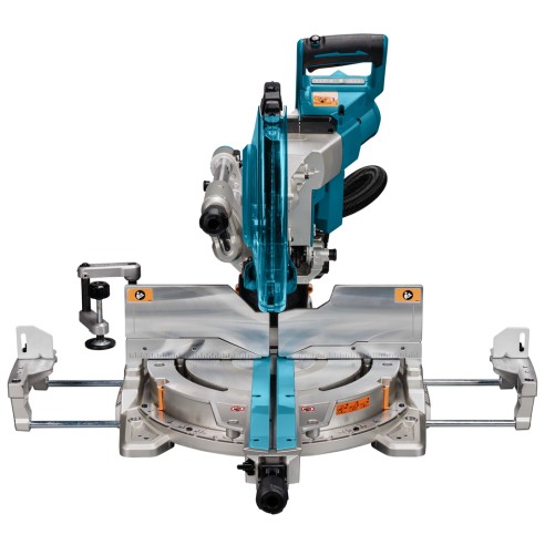 Scie à onglets sans-fil Makita DLS211ZU - 305 mm - 36V (18V x2) - Moteur sans balais, AWS - Sans batterie ni chargeur ni Coffret