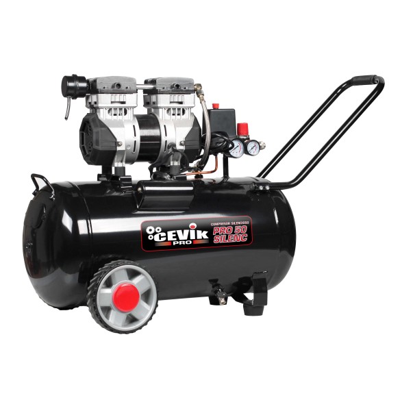 COMPRESSEUR SILENCIEUX 50L - 1,5HP CEVIK PRO CA-PRO50SILENC
