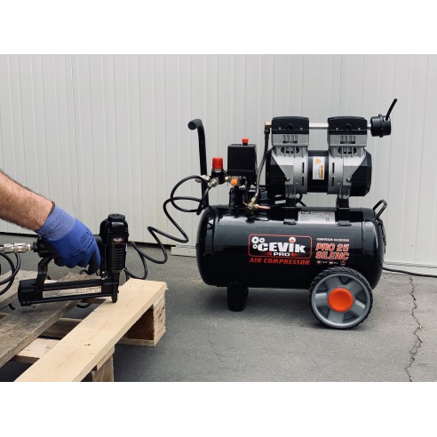 COMPRESSEUR SILENCIEUX 25L.1.5HP CEVIK PRO CA-PRO25SILENC