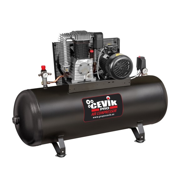 COMP. COURROIE 500L 7.5HP 14B 400V CEVIK PRO CA-PRO514-7.5TF