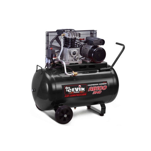COMPRESSEUR À COURROIE 100L 3HP 230V CEVIK PRO CA-AB100-3MC