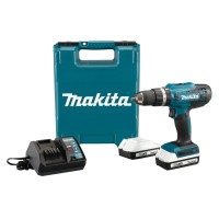 Perceuse à percussion sans-fil Makita HP488D002 - 18V, 2 batteries 1.5Ah, 42 Nm, 2 vitesses mécaniques