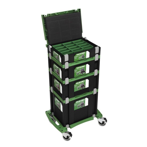 Coffret empilable Hikoki Système Stackable IV - Organisateur pour outils - (L) 295 x (P) 395 x (A) 315 mm