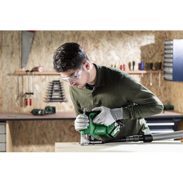 CJ36DBW2Z Scie sauteuse sans-fil 36 V - Coffret empilable - Sans batteries ni chargeur - Prise en main sur le corps de la machin