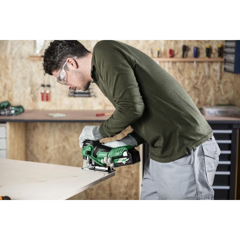 CJ36DBW2Z Scie sauteuse sans-fil 36 V - Coffret empilable - Sans batteries ni chargeur - Prise en main sur le corps de la machin